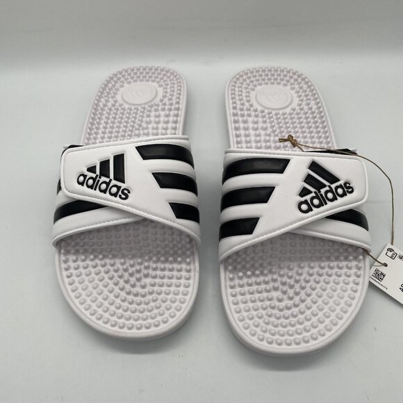 Adidas Adissage Slides Shoes Mens Size 6 Womens 7 F35573 Massage Sandals - Picture 2 of 7
